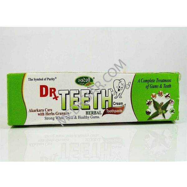 SWADESHI Dr. Teeth Herbal Tooth Paste - 100 gms